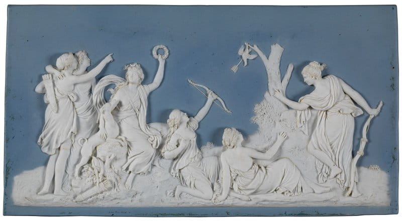 Diana otorgando el premio de la caza