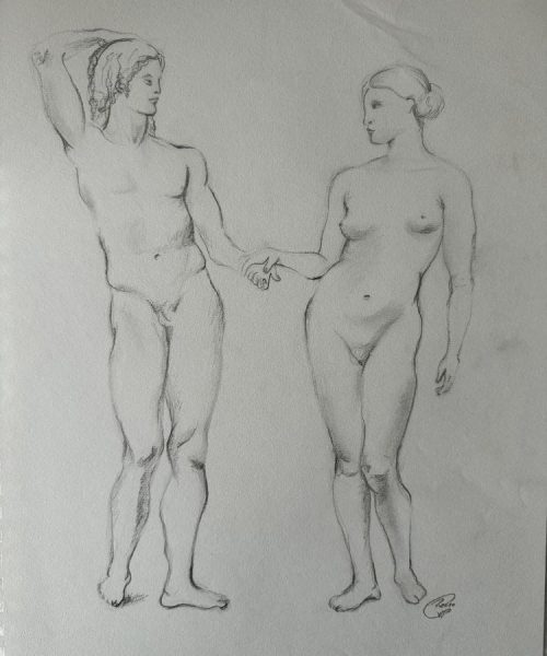 Estudio para la edad de oro de Ingres 1 - Rocío Vázquez