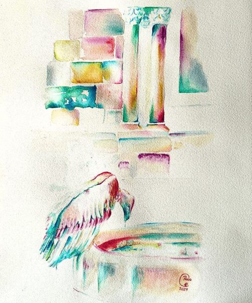 La fragilidad de un buitre 1 - Rocio Vazquez Art