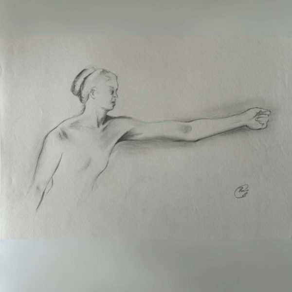 Dibujo "Chica espartana Deganiana"