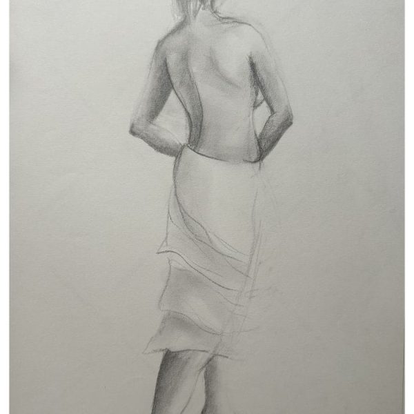 Dibujo "Mujer en Toalla"