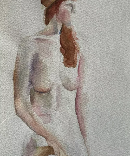 Rocio Vazquez ART - Acuarelas con Agudo - Busto de mujer 2 1