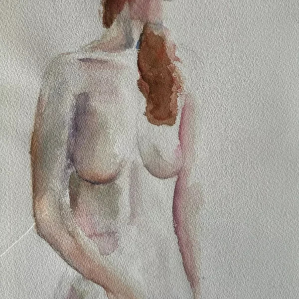 Acuarela "Busto de mujer 2"