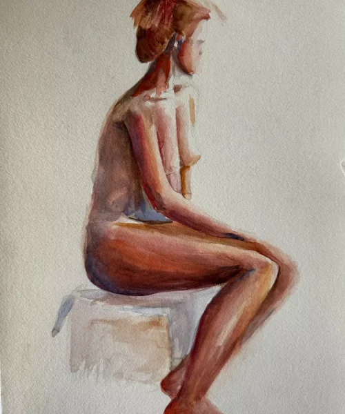 Rocio Vazquez ART - Acuarelas con Agudo - Contemplacion 1