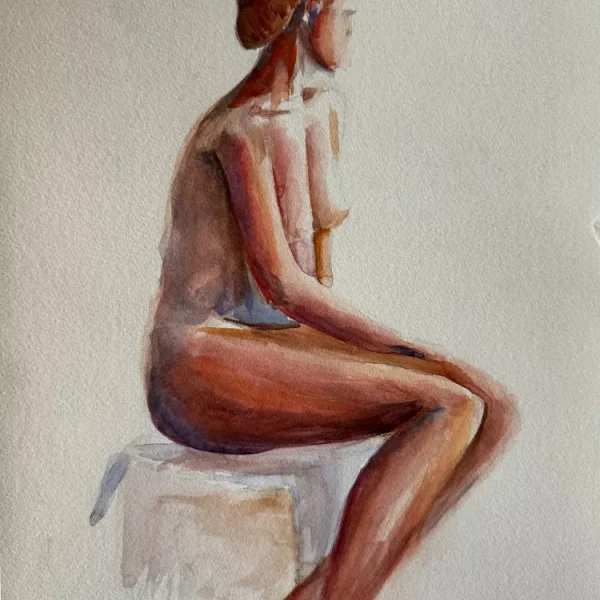 Acuarela "Contemplación"