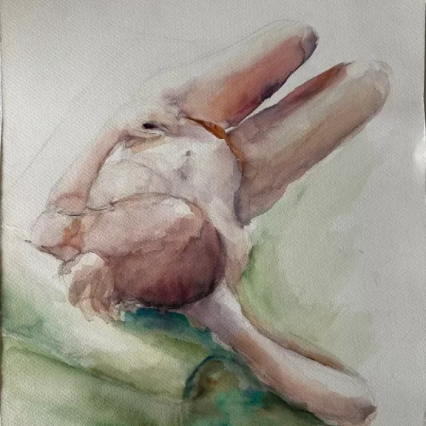 Acuarela "Siesta de primavera"