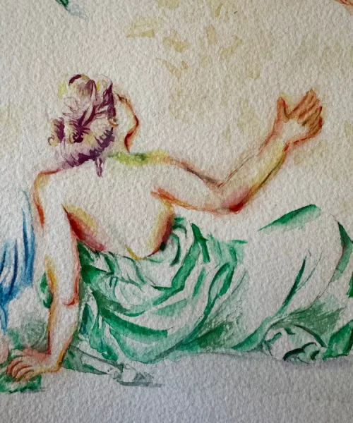 Rocio Vazquez ART - Museo del Prado - Diana otorgando el premio de caza 4