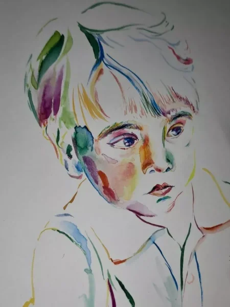 Retrato «Sasha, hijo de Alexandra Pereira»