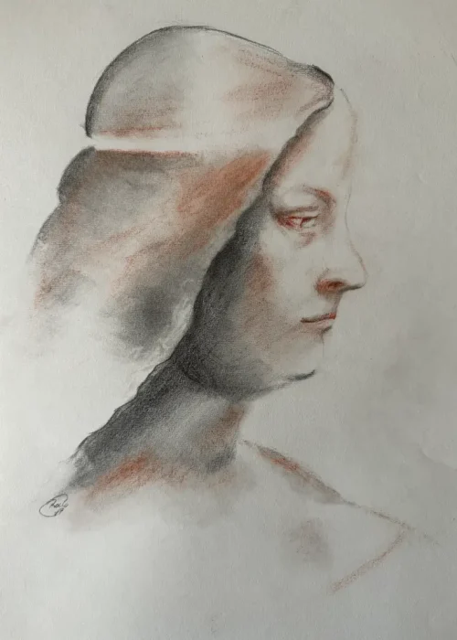 Copia Retrato Isabella d'Este 1 - Rocío Vazquez